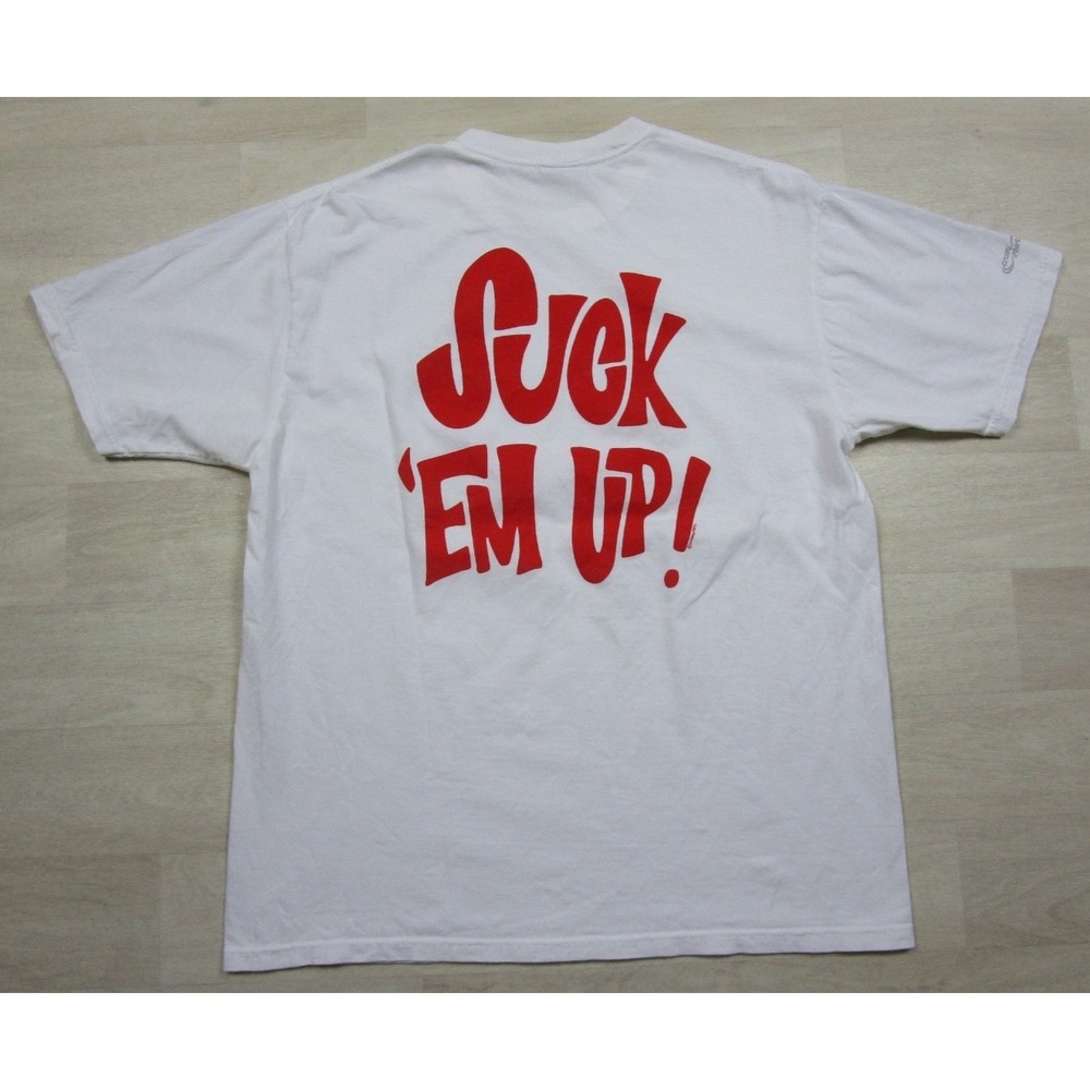 Vintage Y2K Suck 'Em Up T-Shirt‎ Men's (M) Crazy Shirts Don Ho Alcohol Drinking